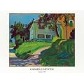 M�nter, Gabriele - Sommer 1908 (Haus mit Apfelbau - Kunstdruck Artprint Gem�lde - Gr�sse 90x70 cm