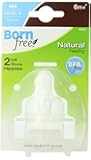 Born Free BPA-Free Fast Flow Silicone Nipples, 6+ Month