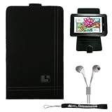 Black Nubuck Expediency Flip Stand Alone Case Cover Protector For Barnes &  ....