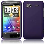 HTC SENSATION 4G RUBBERIZED COVER CASE - PURPLE