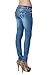 2LUV Women's Colored Distressed Skinny Jeans