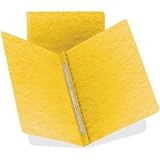 Smeadamp;reg; Side Opening Report Cover, Prong Clip, Letter, 3amp;quot; Capacity, Yellow