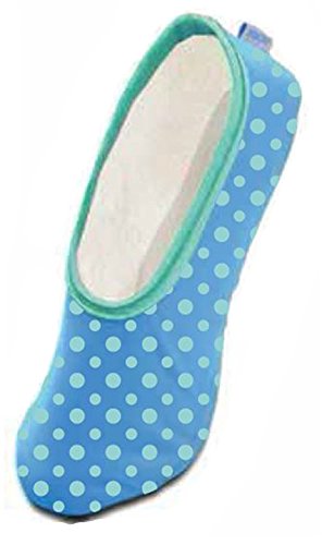 Snoozies Wild for Dots Women's Lightweight Skinnies Footcovering Slippers