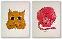 Untitled (Red and Gold Sam - Cats from "25 Cats Named Sam and One Blue Pussy"),