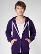 American Apparel F497 Flex Fleece Zip Hoody