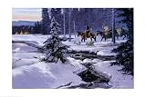 After the Hunt Beautiful MUSEUM WRAP CANVAS Print with Added BRUSHSTROKES Alan Sakhavarz 36x24