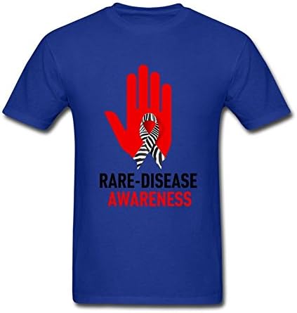 Zeeklnly Men's Rare Disease Awareness Sign Short Sleeve T shirt S