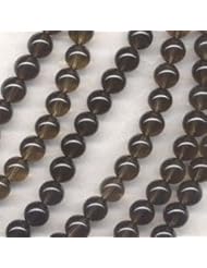 8mm Smoky Quartz Round Beads