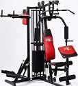 Christopeit Fitness-Station Profi Center de Luxe, Schwarz, 179 x 151 x 197 cm