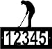 Custom Steel Golf address sign