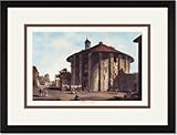 Black Framed/Matted Print 17x23, Temple of Vesta Black Framed/Matted Print 17x23, Temple of Vesta