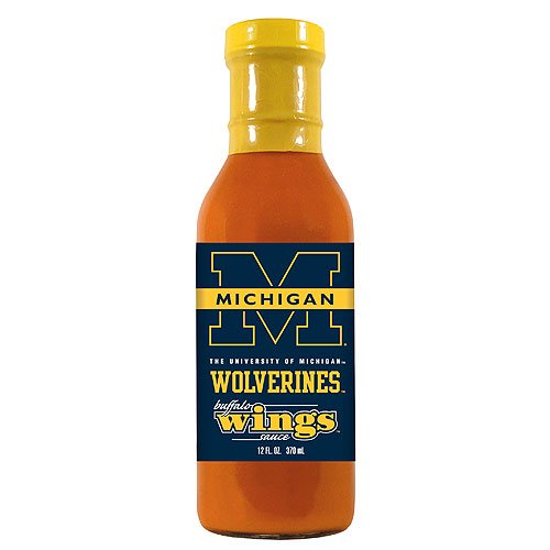 Michigan Wolverines NCAA Buffalo Wings Sauce - 12oz