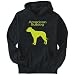 Hoodie Mens Black " American Bulldog NEON " Dogs