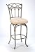 Hillsdale Furniture 4708-827 Kendall Swivel Bar Stool, Pewter