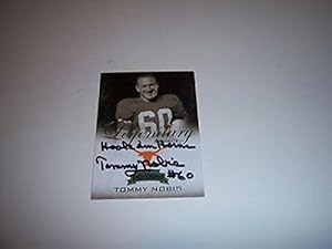Autographed Tommy Nobis Picture - Texas Longhorns Jsa stamp Card - Autographed NFL Photos