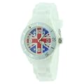 Union Jack - UJ12/A - Montre Femme - Quartz Analogique - Bracelet Plastique Blanc