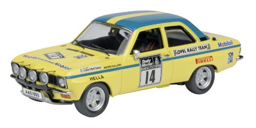 Dickie-Schuco 450267800 - Opel Ascona A Rallye #14 1:43, 1972 RAC Rallye, Fahrer: Anders Kullang/Donald Karlsson, Limited Edition: 1.000 St&uuml;ck, Kl ...