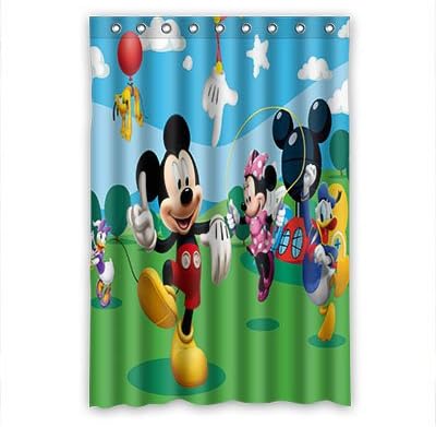 VIASHOW Custom Minnie Mouse Mickey Mouse Disney Blackout Window Curtains/drape/panels/treatment 52"x72"(one piece)
