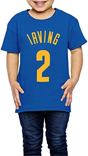 OZZLC Kyrie Irving Unisex T-shirts 3 Toddler RoyalBlue For 2-6 Years Old