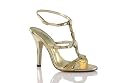 Unze Casual Sandals - L14317-Gold-3.0