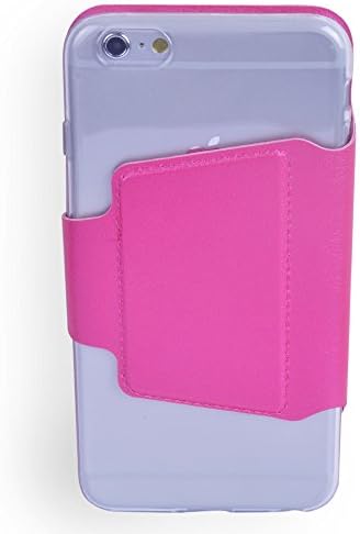 iPhone 6 Case, Kasima Folio Flip PU Leather Case with Slim Transparent TPU Back Cover and Magnetic Closure (Rose Pink)