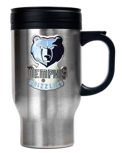 NBA Memphis Grizzlies Stainless Steel Travel Mug - Primary Logo