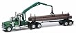 Die-Cast Truck Replica - Kenworth W900 Log Carrier, 1:32 Scale, Model# 13743