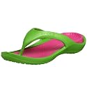 crocs Athens Thong Sandal,Lime/Fuchsia,Men's 4 M/Women's 6 M