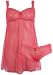 Cosabella Sex and the City Samantha Pearl Passion Fruit Babydoll & Boythong