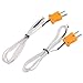 Actpe Dual Two Channel Digital Thermometer 2 K-Type Thermocouple Sensor 1300°C 2372°F