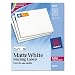 Avery 6870 White laser labels for color printing, 3/4x2-1/4 label, 750 labels/pack