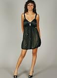 Shirred Glitter Pleated Bubble Formal Dress for Bridesmaid Formal Prom