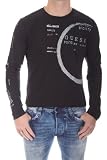 Guess - Homme - Tee Shirts Manches Longues - M03494 Noir - -