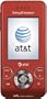 Sony Ericsson W580i Phone, Red (AT&T)