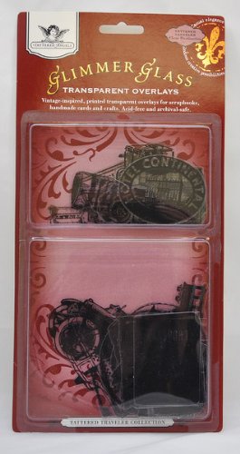 Glimmer Glass Transparent Overlays: Travel, Clear 