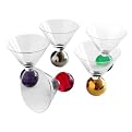 Holiday Ball Martini Glass Collection