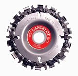 41AOWWnpVwL. SL160  King Arthurs Tools 45814 Lancelot 4 Inch Diameter 14 Tooth Fine Cut Chain Carver Attachment for Side Grinder with 5/8 Inch Arbor