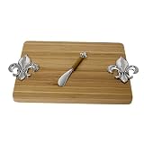 BAM Serving Board and Spreader - Fleur de Lis by 