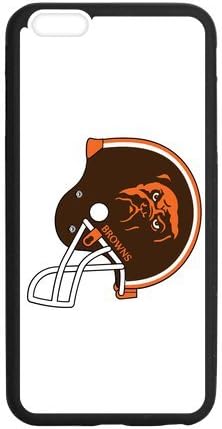 Cleveland Browns Dog Custom Protective Case Design for iphone 6 Plus/6S Plus Case with Black Laser Technology