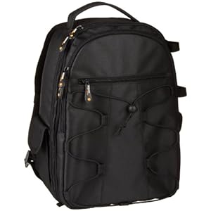 AmazonBasics Backpack for SLR Cameras and Accessories-Black