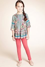 Autograph Floral Tunic Leggings Outfit