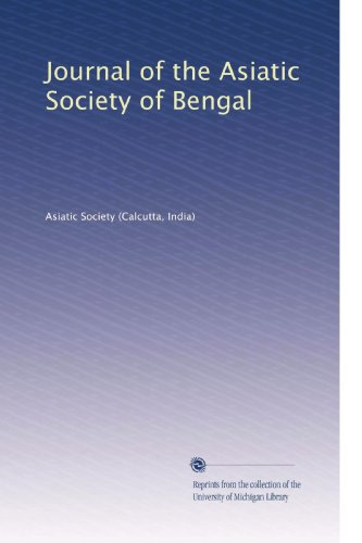 Journal of the Asiatic Society of Bengal