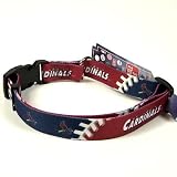 ST. LOUIS CARDINALS ADJUSTABLE DOG PET COLLAR SZ L