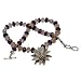 Multi Gemstone Necklace Silver Pendant 18.5 inches