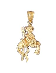 CleverEves 14K Gold Zodiac Pendant 5.2 - Gram(s)