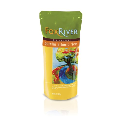 Fox River Porcini Arborio Rice, 8-Ounce Pouches (Pack of 6) by Fox River Rice