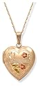 14k Gold Filled #1 Grandma Heart Locket, 18"