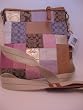Coach Pink Holiday Patchwork Sling Pack