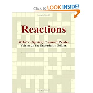 Samples - Webster's Specialty Crossword Puzzles, Volume 2: The Enthusiast's Edition Icon Group International