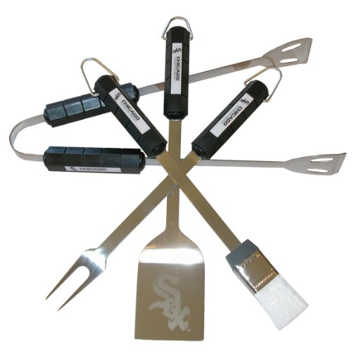 Chicago White Sox - Logo 4 Piece BBQ Utensil Set
